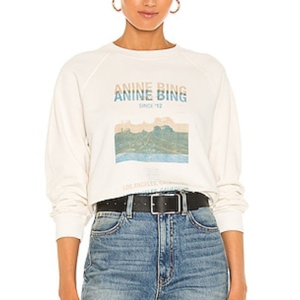 Anine Bing Arlo Desert Road Sweatshirt